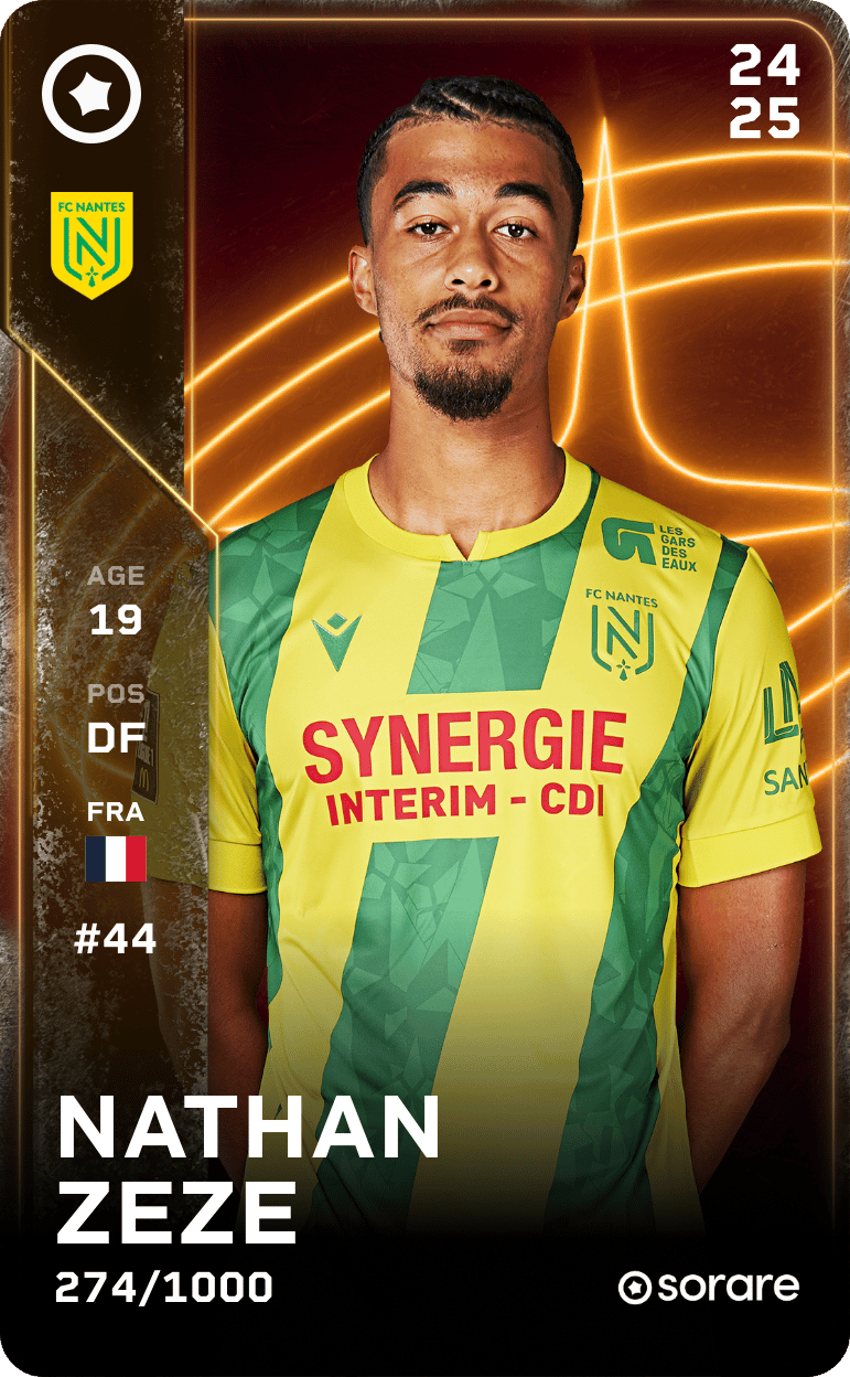 Nathan Zeze 2024-25 • Limited 274/1000