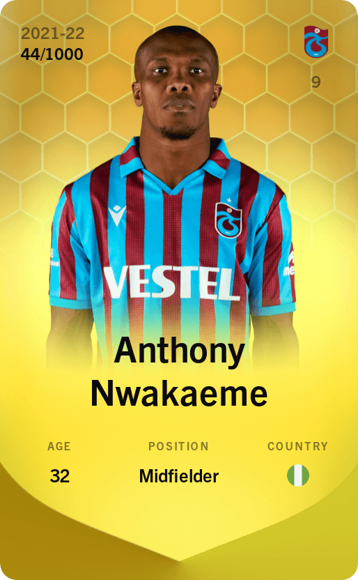 Anthony Nwakaeme 2021-22 • Limited 44/1000