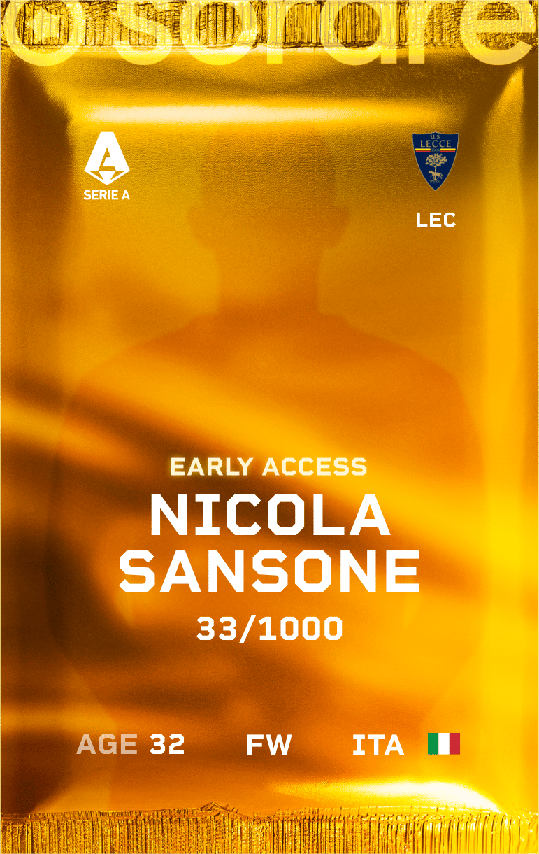 Nicola Sansone 2024-25 • Limited 33/1000