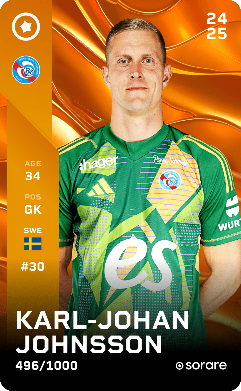 Karl-Johan Johnsson 2024-25 • Limited 496/1000