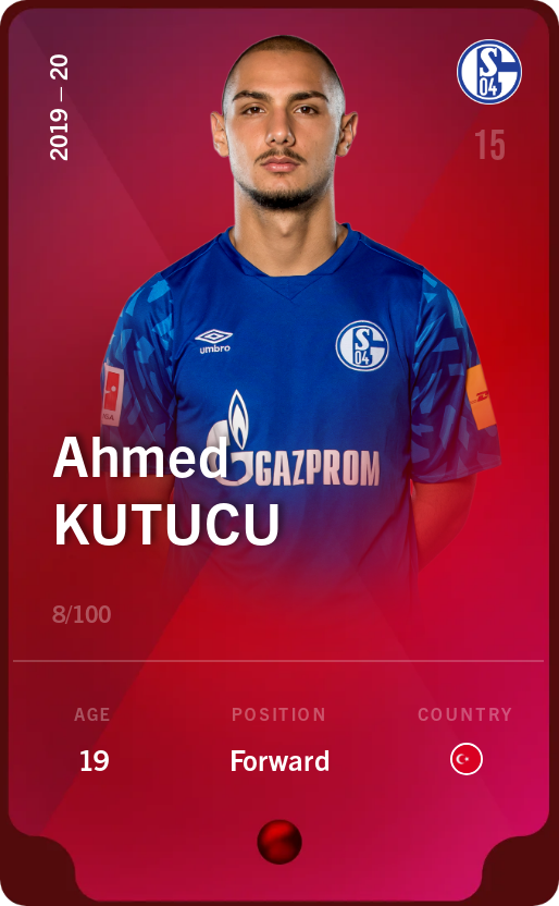 Sorare - Sorare Official - Ahmed Kutucu 2019-20 • Rare 8/100 - NFT # 114913535253796270206595404457037144590649604144703494820322493927399666902650