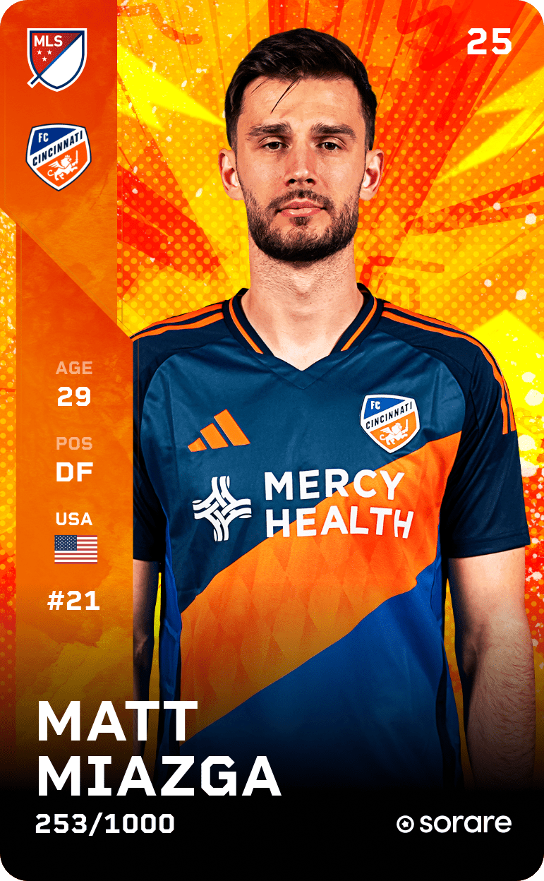 Matt Miazga 2025-26 • Limited 253/1000