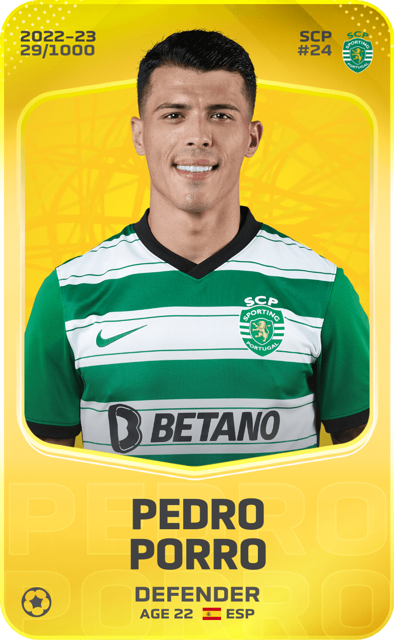 Pedro Porro 2022-23 • Limited 29/1000