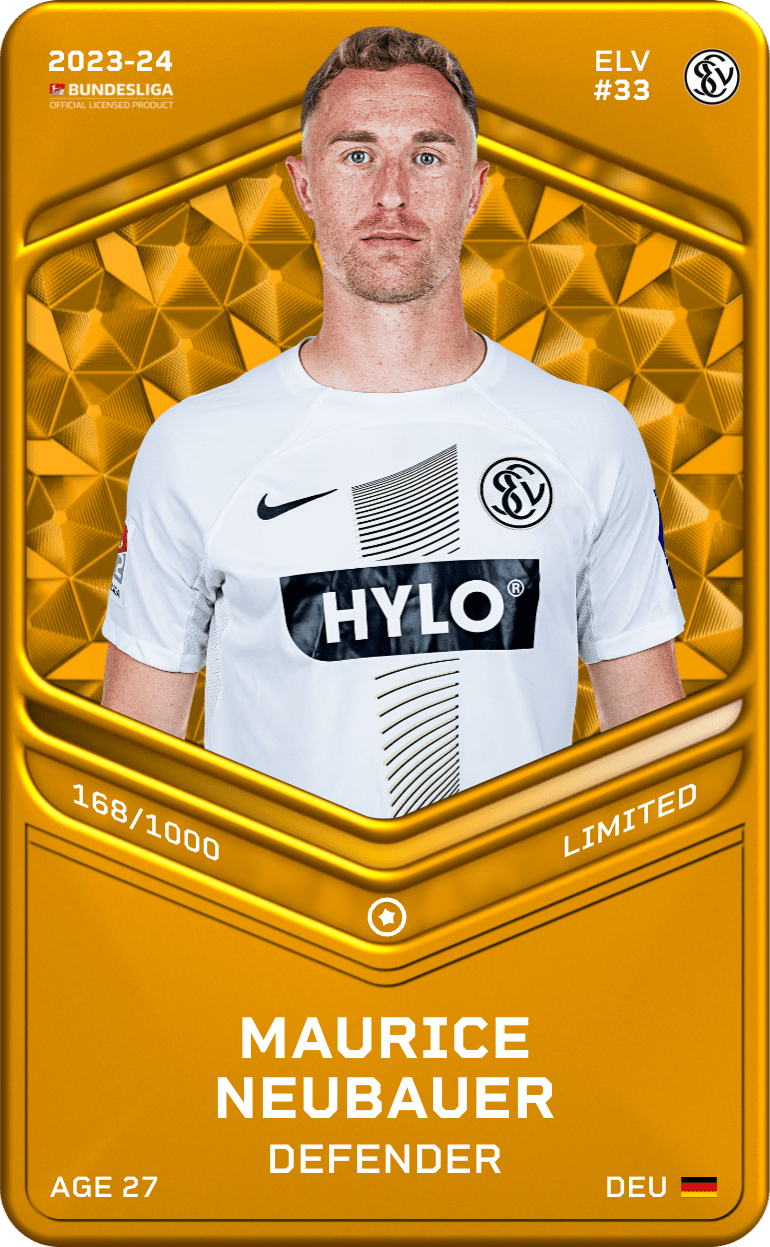 Maurice Neubauer 2023-24 • Limited 168/1000