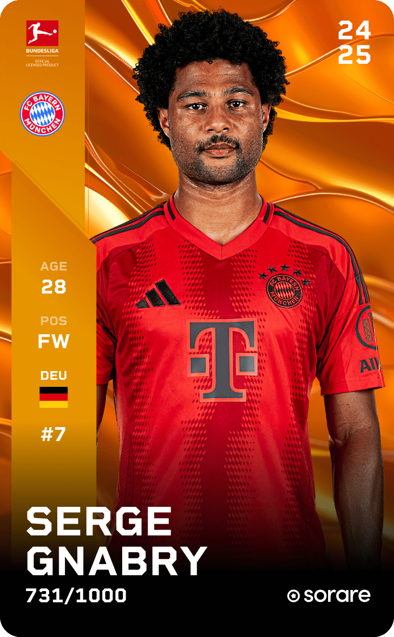 Serge Gnabry 2024-25 • Limited 731/1000