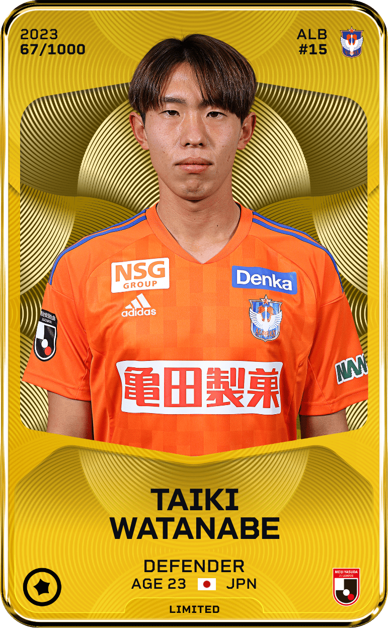 Taiki Watanabe 2023-24 • Limited 67/1000