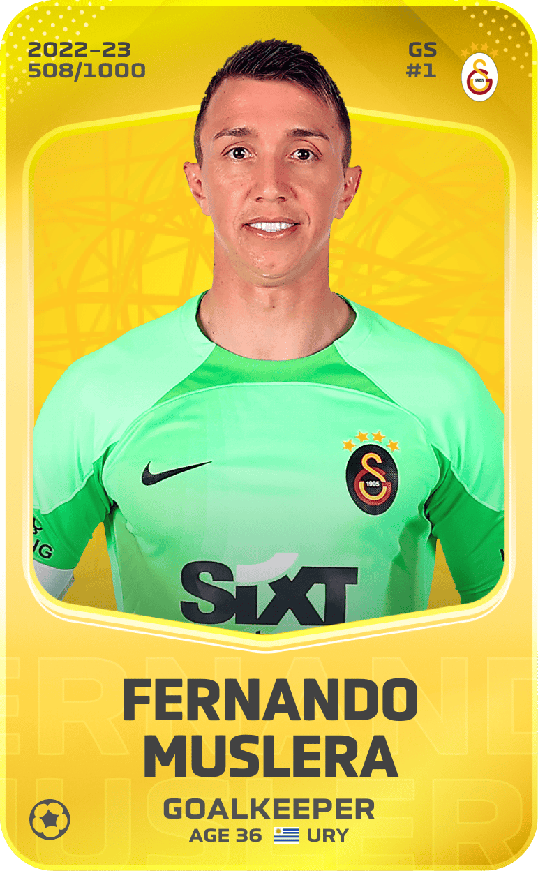 Fernando Muslera 2022-23 • Limited 508/1000