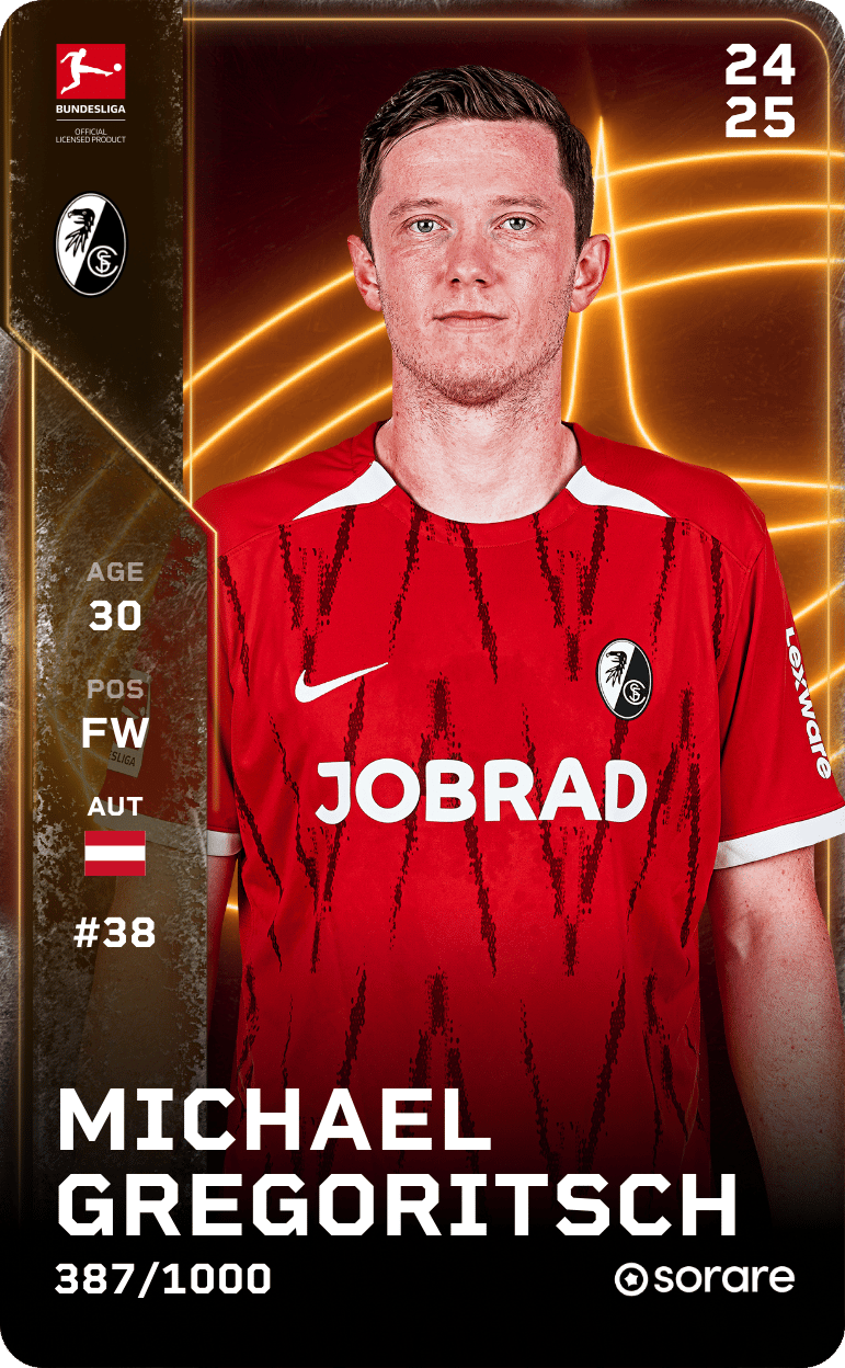 Michael Gregoritsch 2024-25 • Limited 387/1000