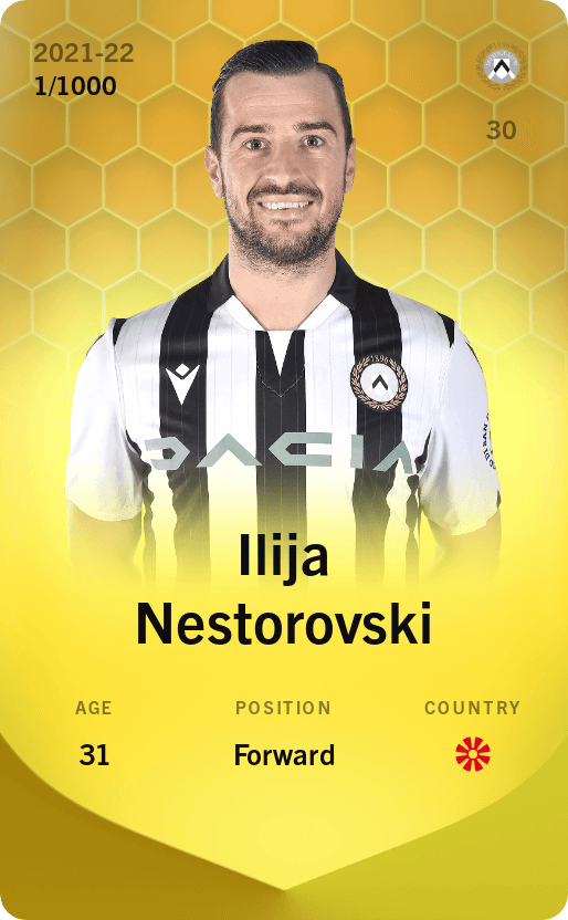 Ilija Nestorovski 2021-22 • Limited 1/1000