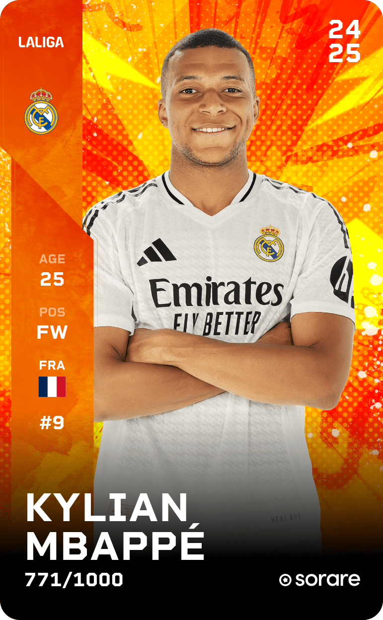 Kylian Mbappé 2024-25 • Limited 771/1000