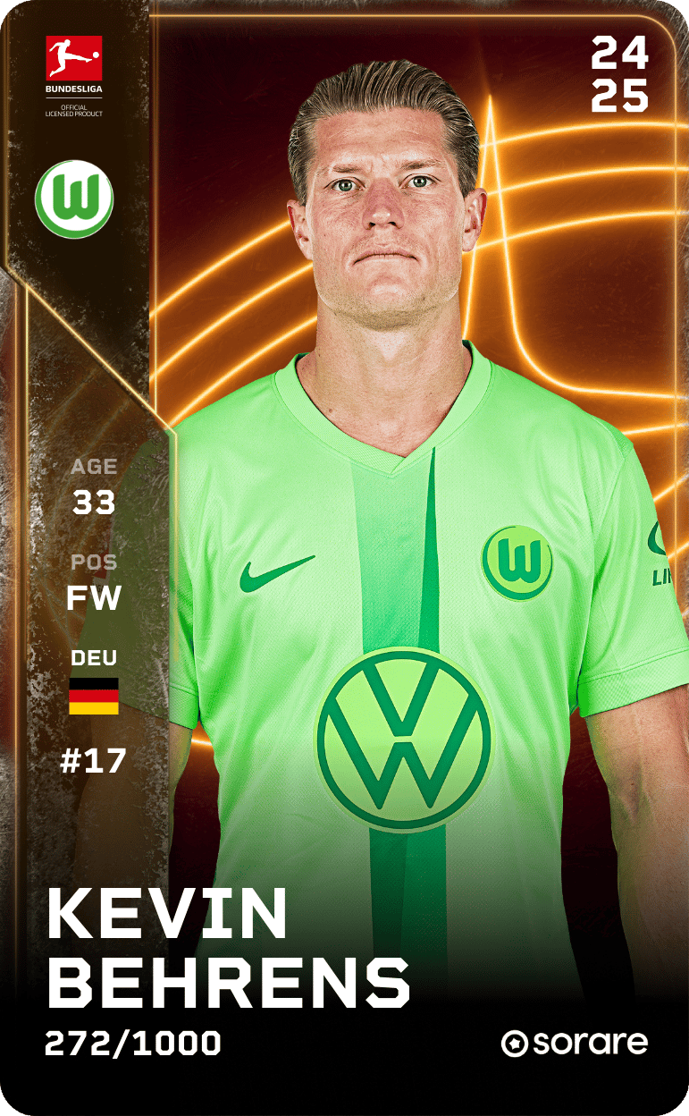 Kevin Behrens 2024-25 • Limited 272/1000