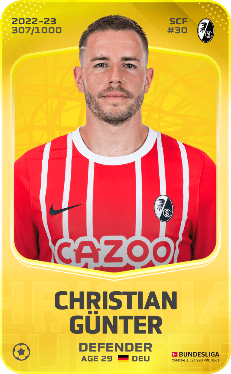 Christian Günter 2022-23 • Limited 307/1000