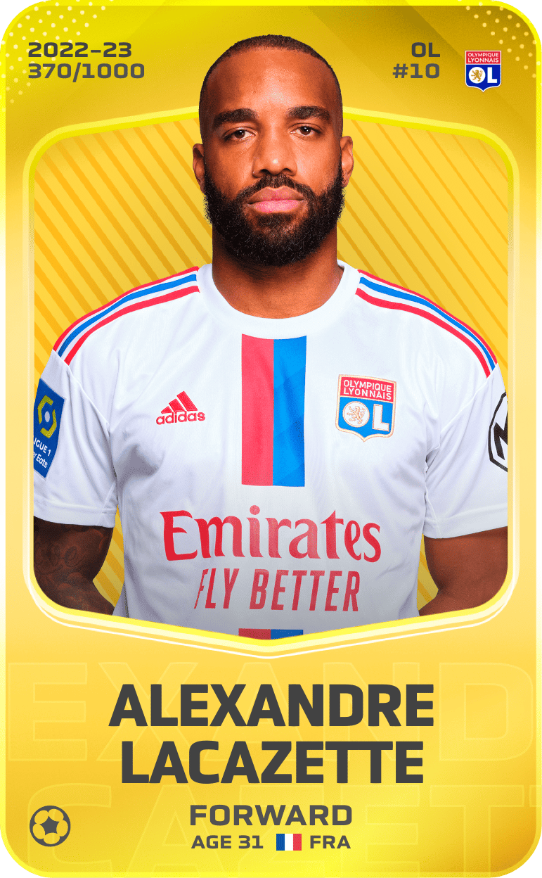 Alexandre Lacazette 2022-23 • Limited 370/1000
