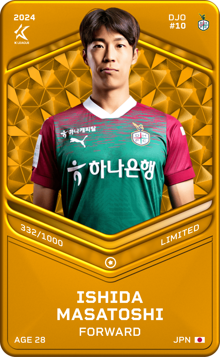 Ishida MASATOSHI 2024-25 • Limited 332/1000