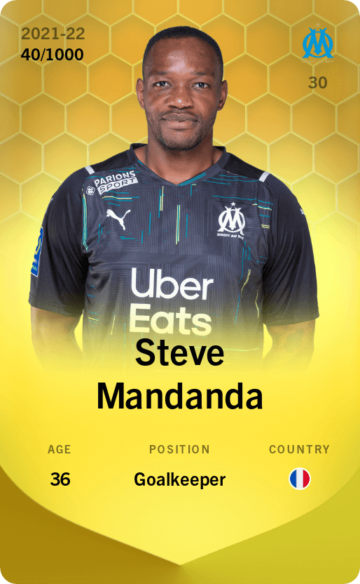 Steve Mandanda 2021-22 • Limited 40/1000
