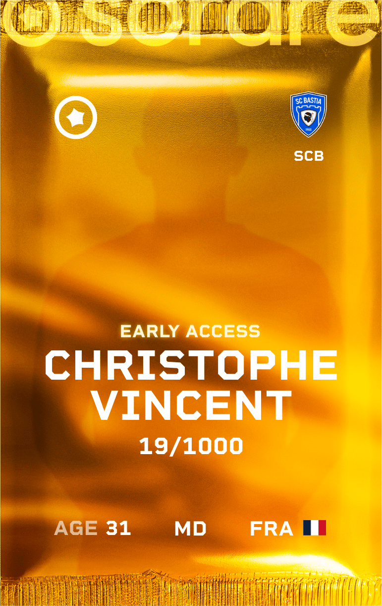 Christophe Vincent 2024-25 • Limited 19/1000