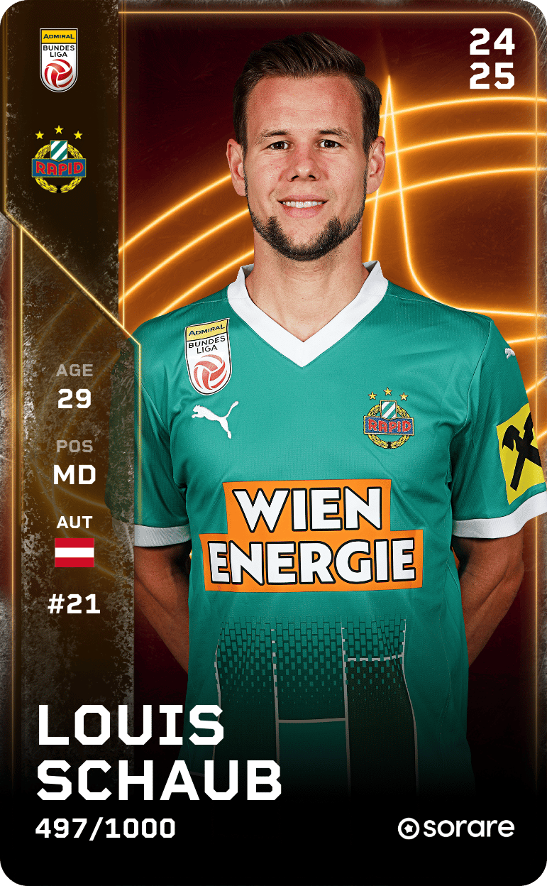 Louis Schaub 2024-25 • Limited 497/1000
