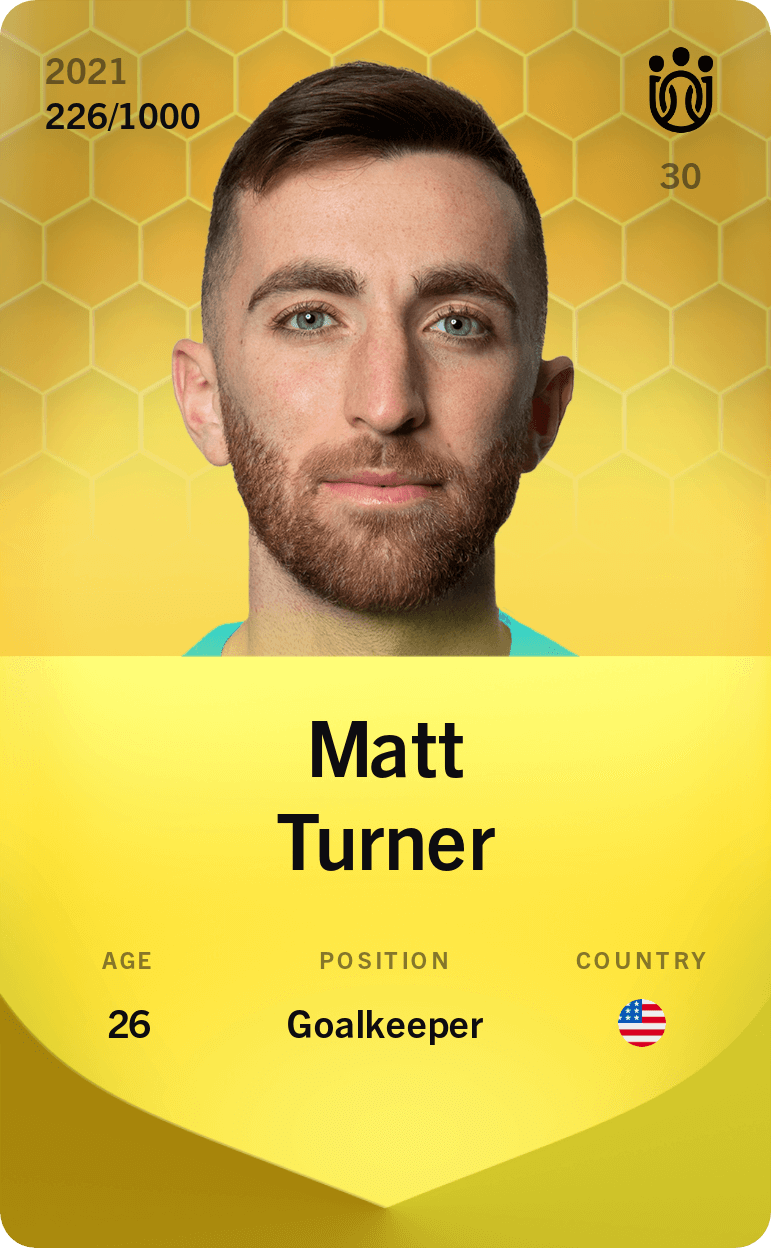 Matt Turner 2021-22 • Limited 226/1000