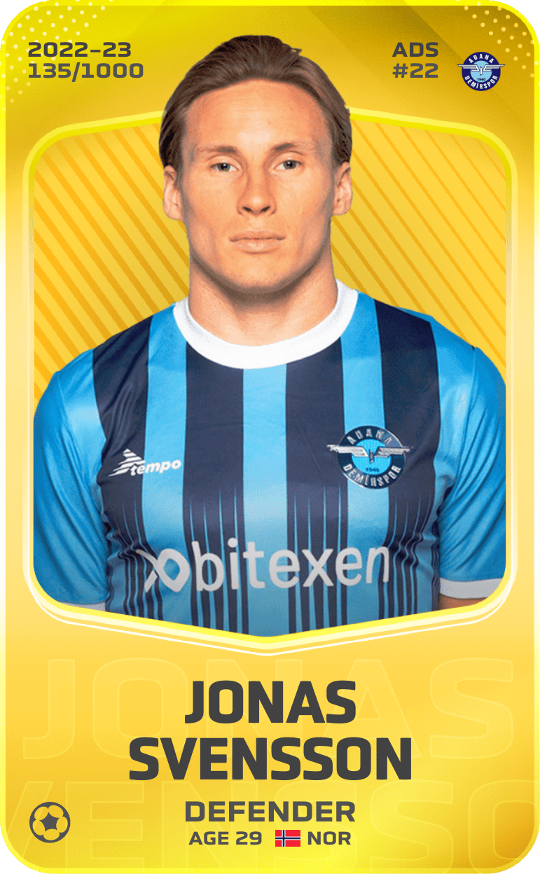 Jonas Svensson 2022-23 • Limited 135/1000