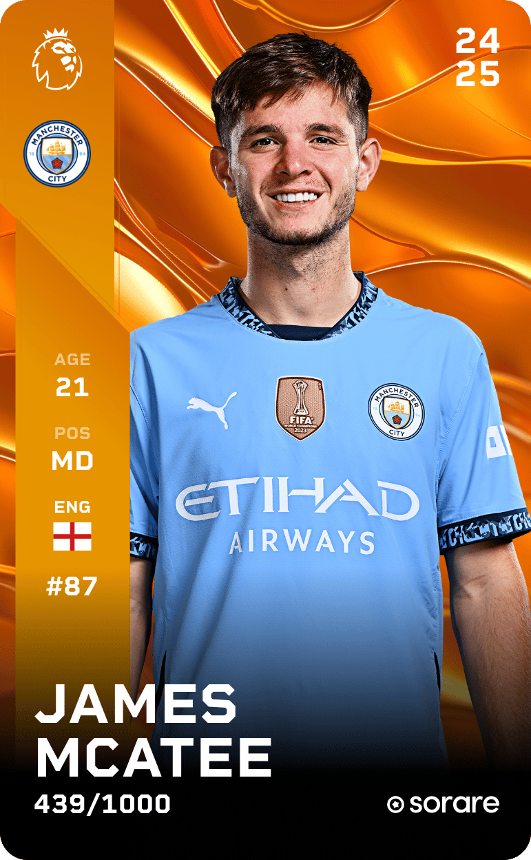 James McAtee 2024-25 • Limited 439/1000