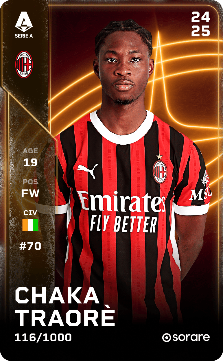 Chaka Traorè 2024-25 • Limited 116/1000