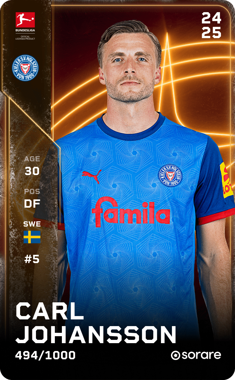 Carl Johansson 2024-25 • Limited 494/1000