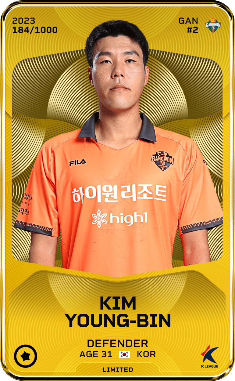 Kim Young-Bin 2023-24 • Limited 184/1000