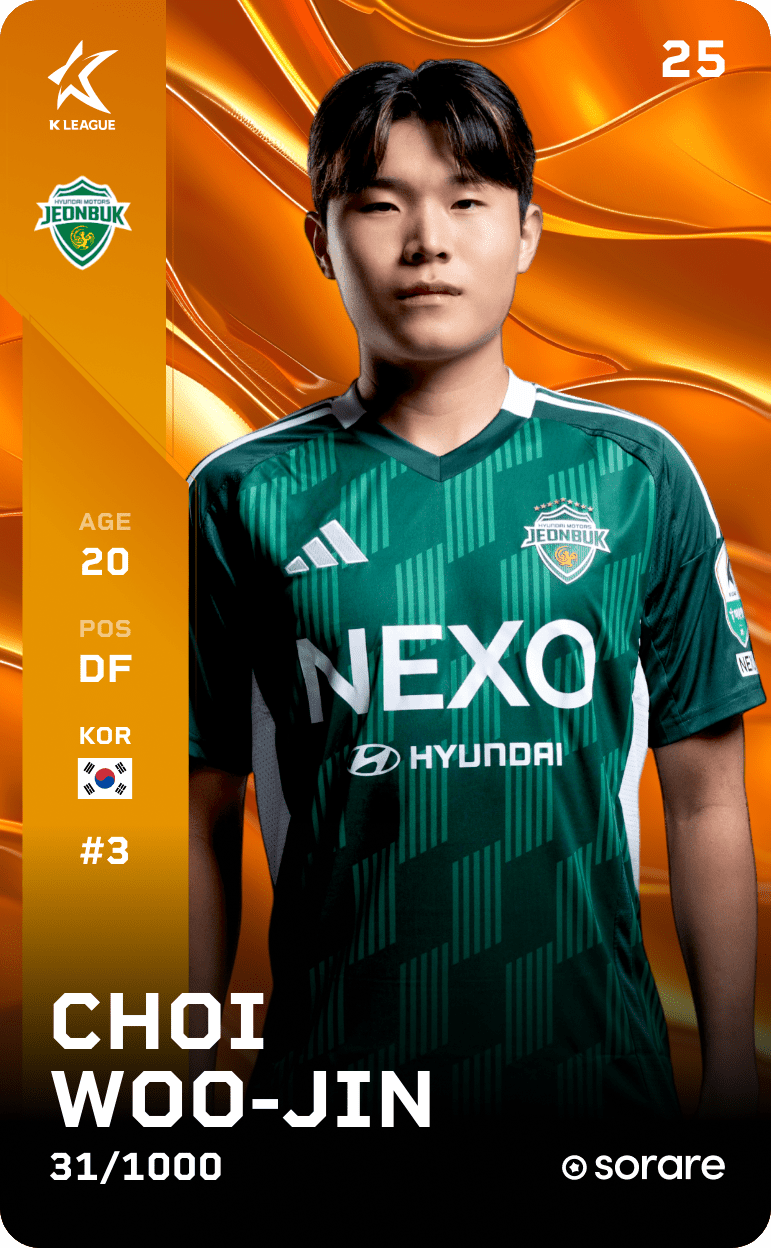 Choi Woo-Jin 2025-26 • Limited 31/1000