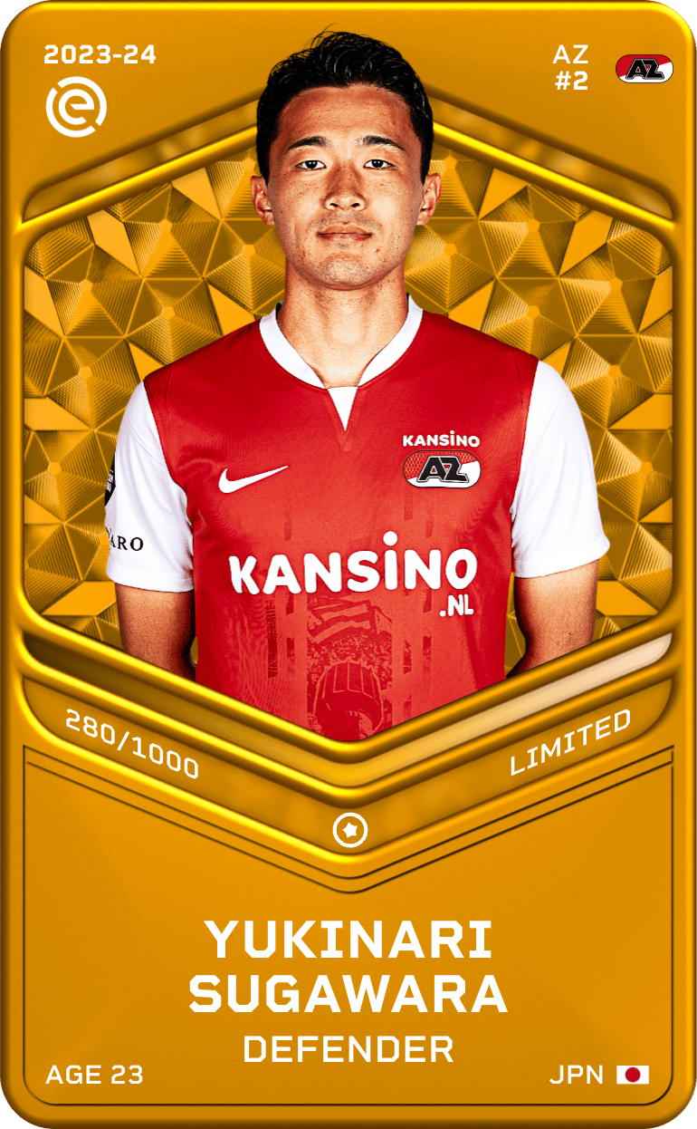 Yukinari Sugawara 2023-24 • Limited 280/1000