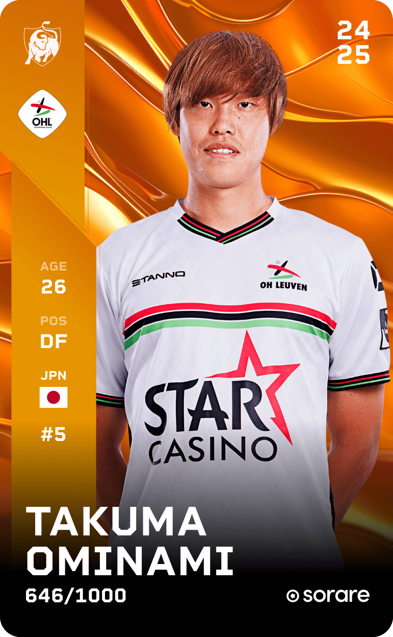 Takuma Ominami 2024-25 • Limited 646/1000
