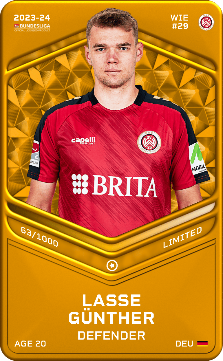 Lasse Günther 2023-24 • Limited 63/1000
