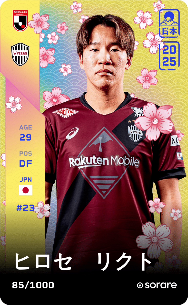 Rikuto Hirose 2025-26 • Limited 85/1000