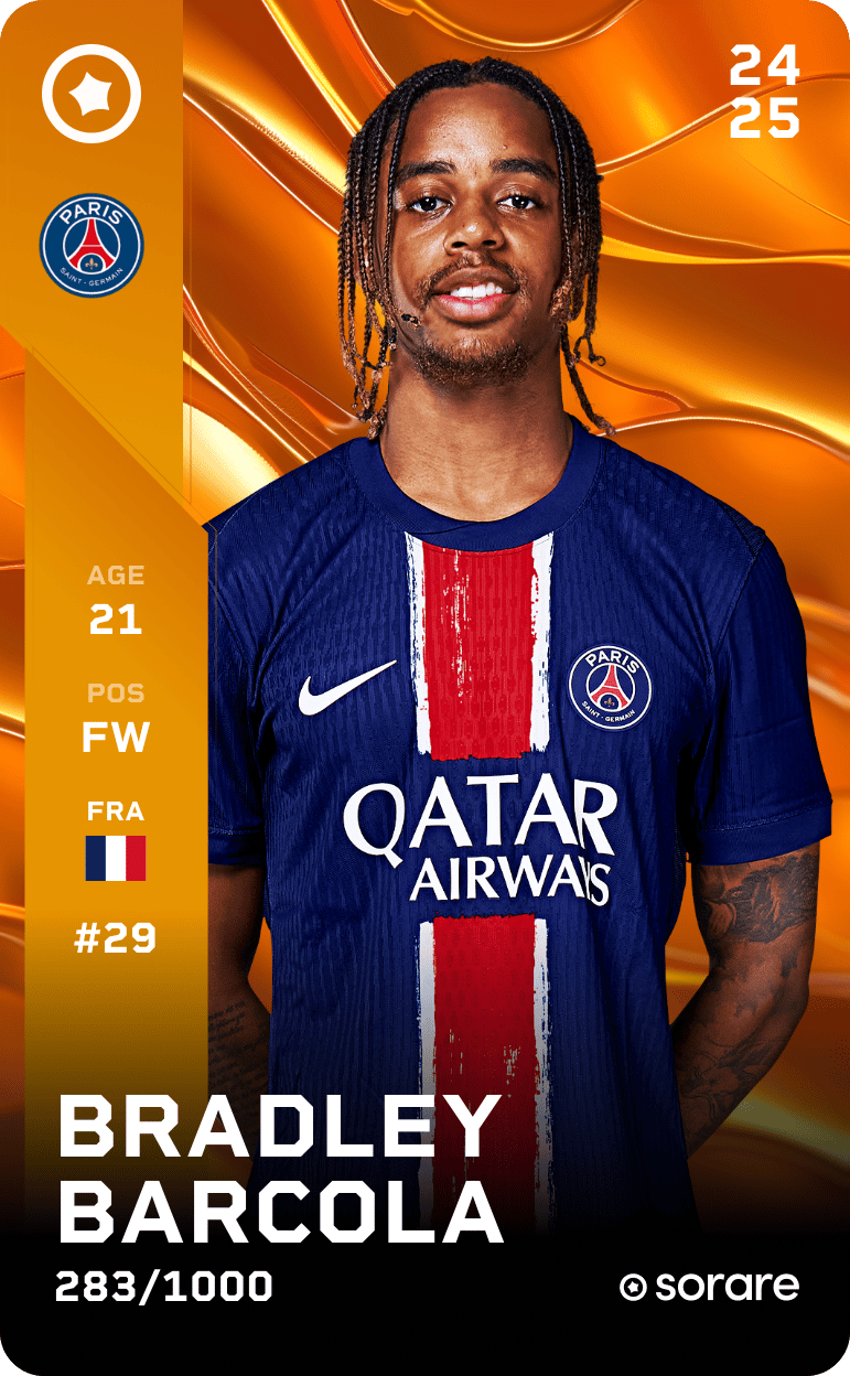 Bradley Barcola 2024-25 • Limited 283/1000