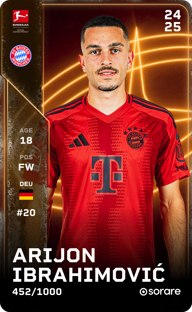 Arijon Ibrahimović 2024-25 • Limited 452/1000