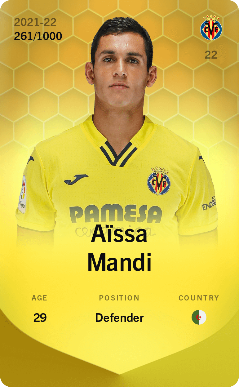Aïssa Mandi 2021-22 • Limited 261/1000