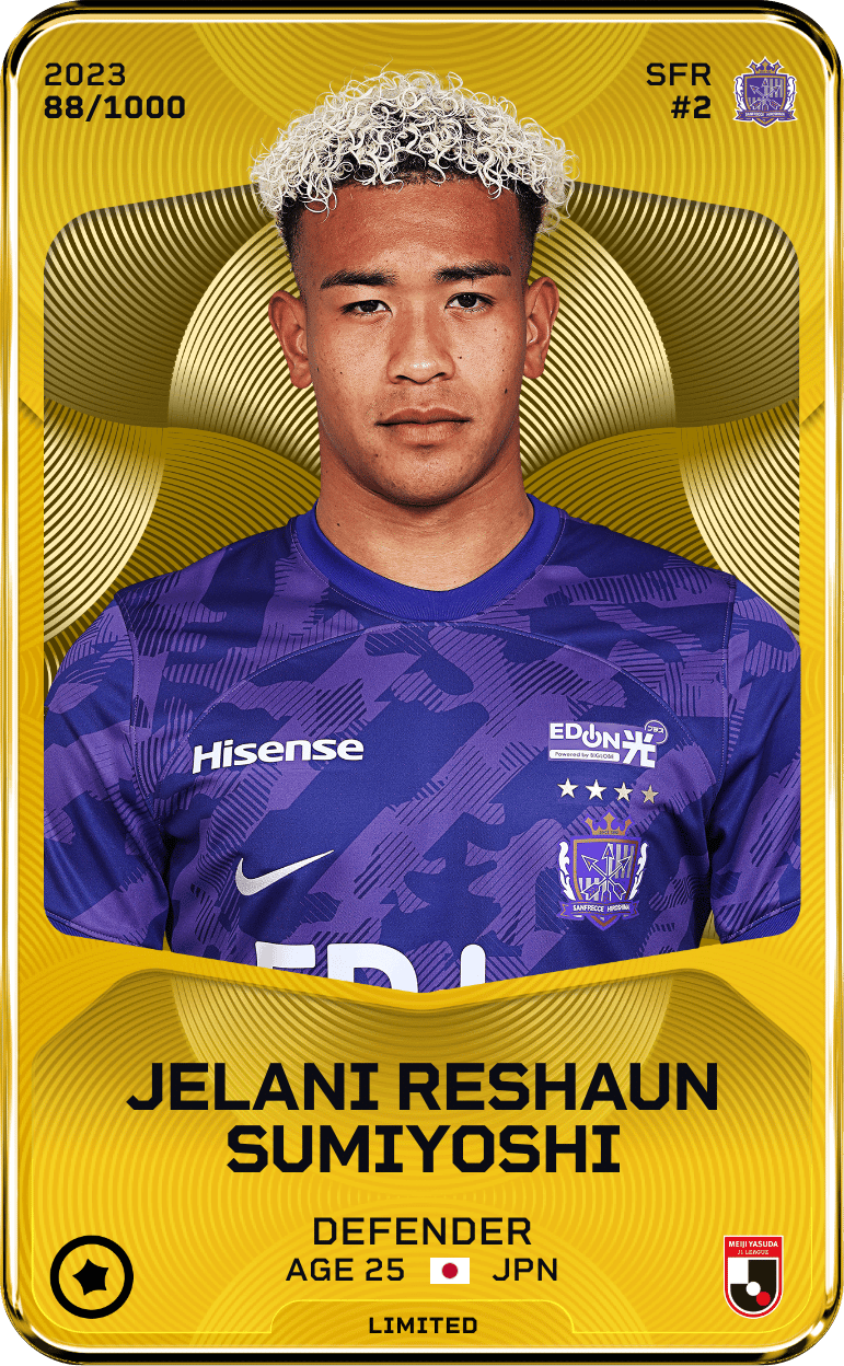 Jelani Reshaun Sumiyoshi 2023-24 • Limited 88/1000