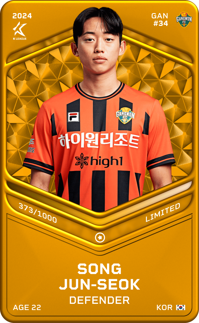 Song Jun-Seok 2024-25 • Limited 373/1000