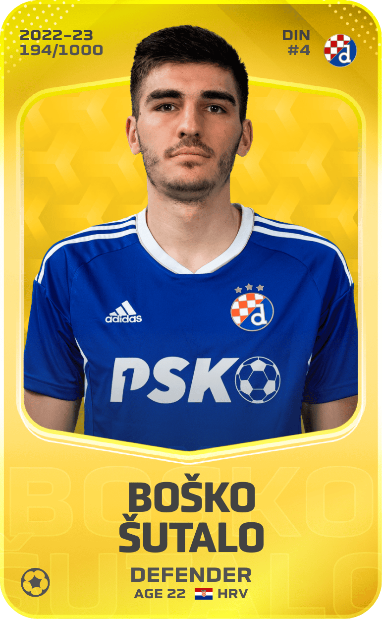 Boško Šutalo 2022-23 • Limited 194/1000