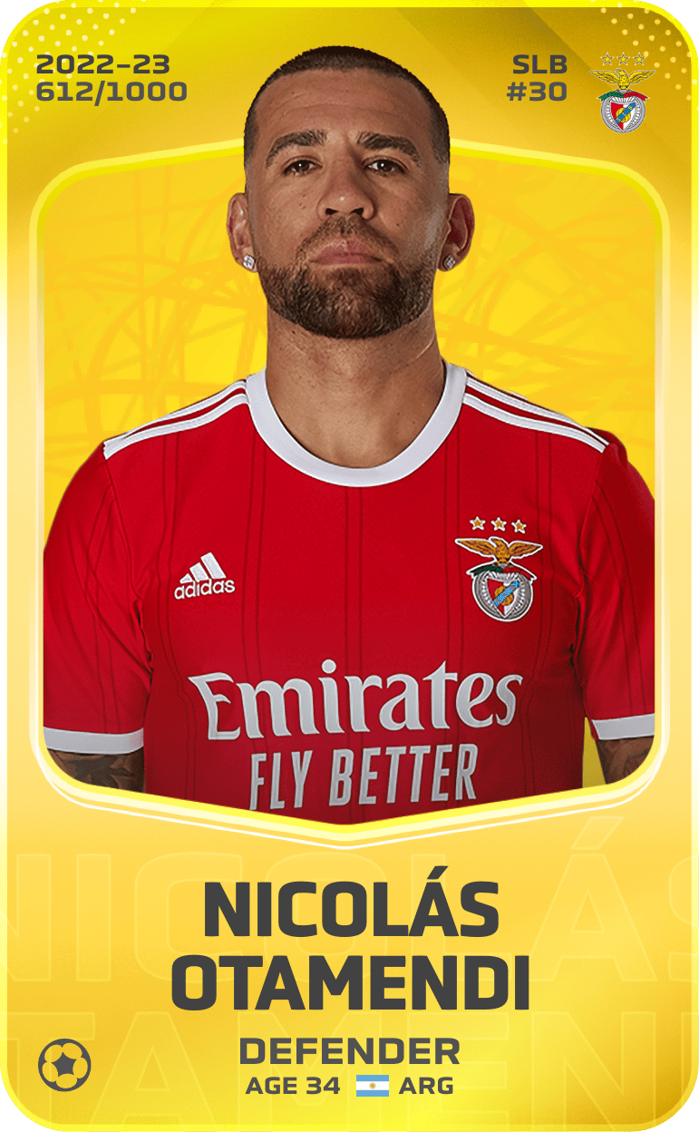 Nicolás Otamendi 2022-23 • Limited 612/1000