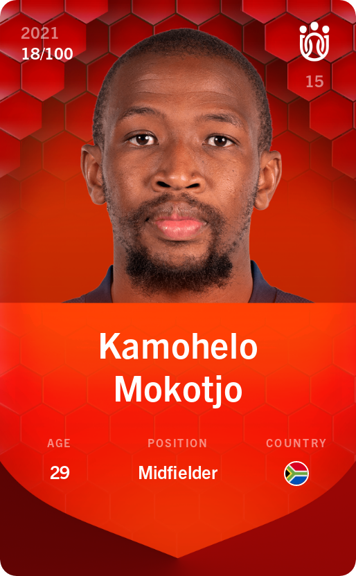 Sorare - Sorare Official - Kamohelo Mokotjo 2021-22 • Rare 18/100 - NFT # 85542407415684808898045269421579134785898666917810211558983693296107301709482