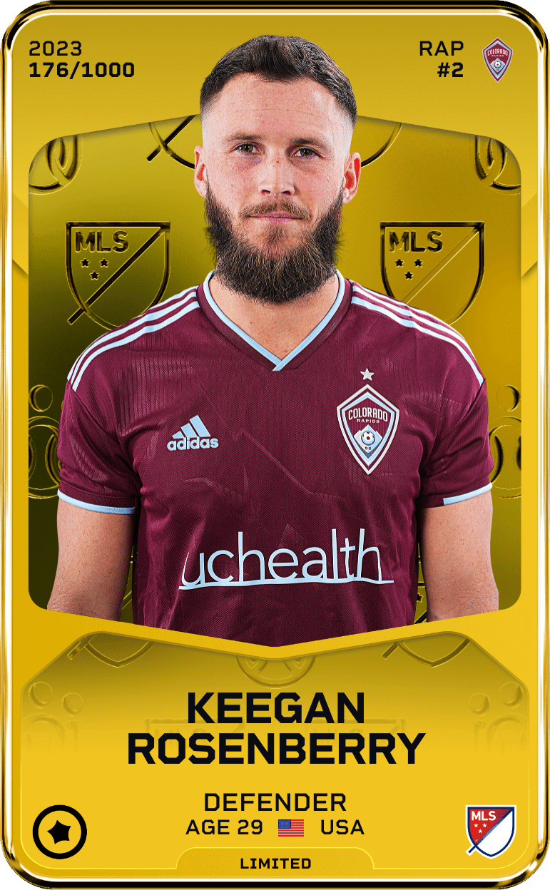 Keegan Rosenberry 2023-24 • Limited 176/1000