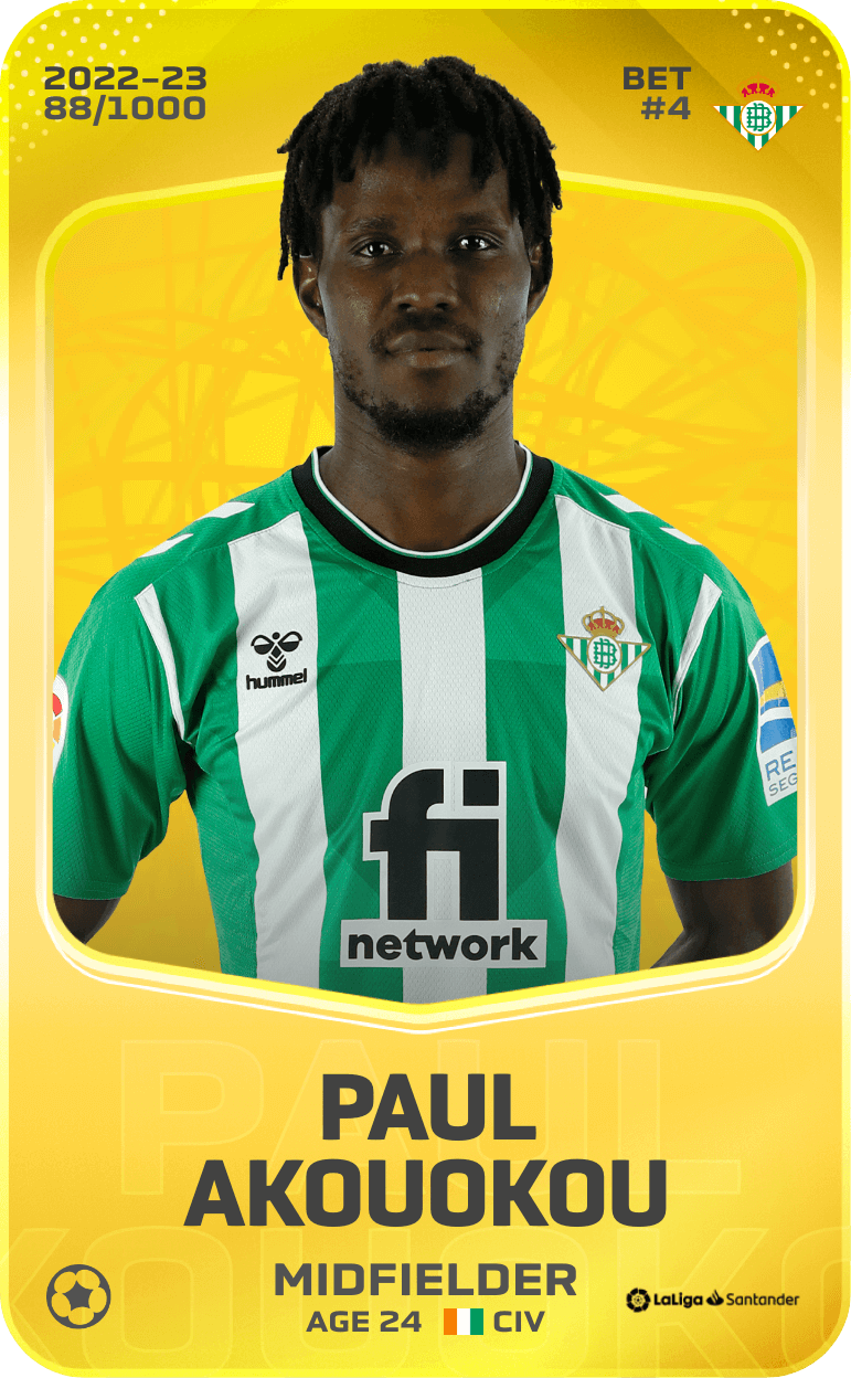 Paul Akouokou 2022-23 • Limited 88/1000