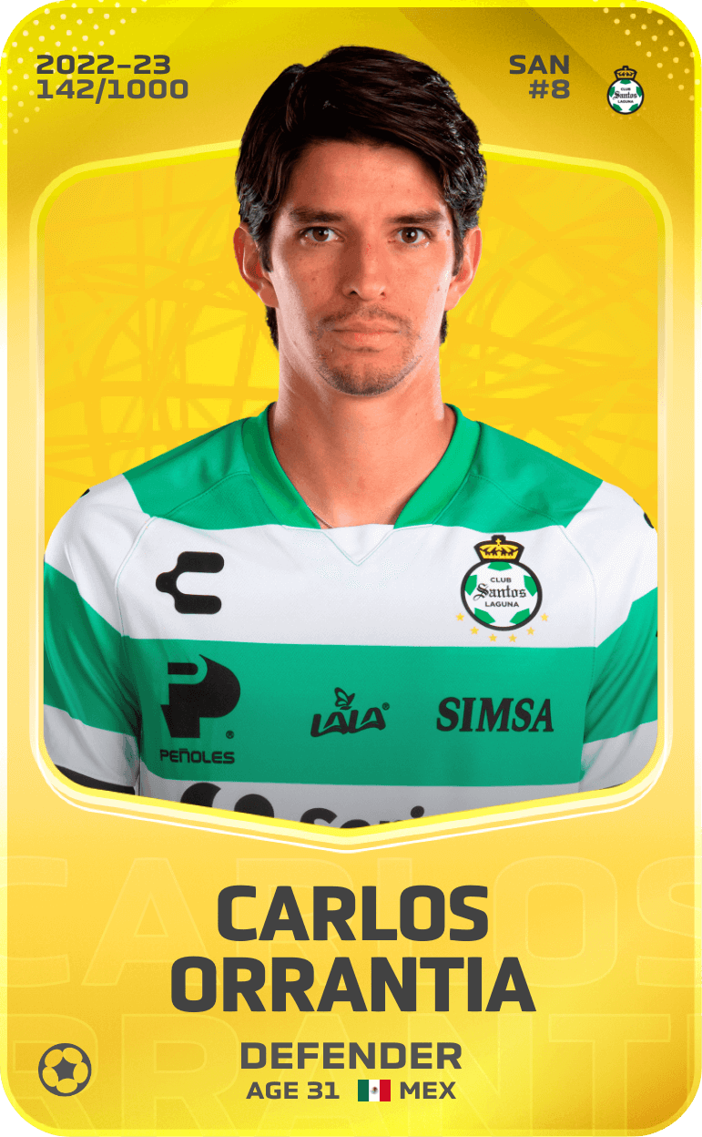 Carlos Orrantia 2022-23 • Limited 142/1000