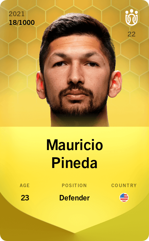 Mauricio Pineda 2021-22 • Limited 18/1000