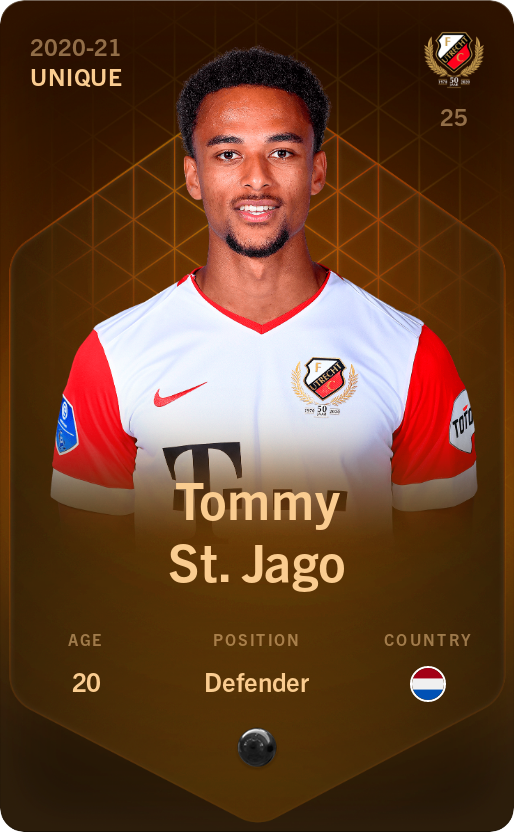 Sorare - Sorare Official - Tommy St. Jago 2020-21 • Unique - NFT # 90128596308392658274271082365331329314168918725932106630658506482936625661370