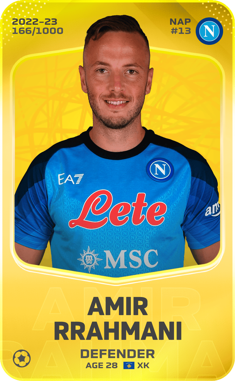 Amir Rrahmani 2022-23 • Limited 166/1000