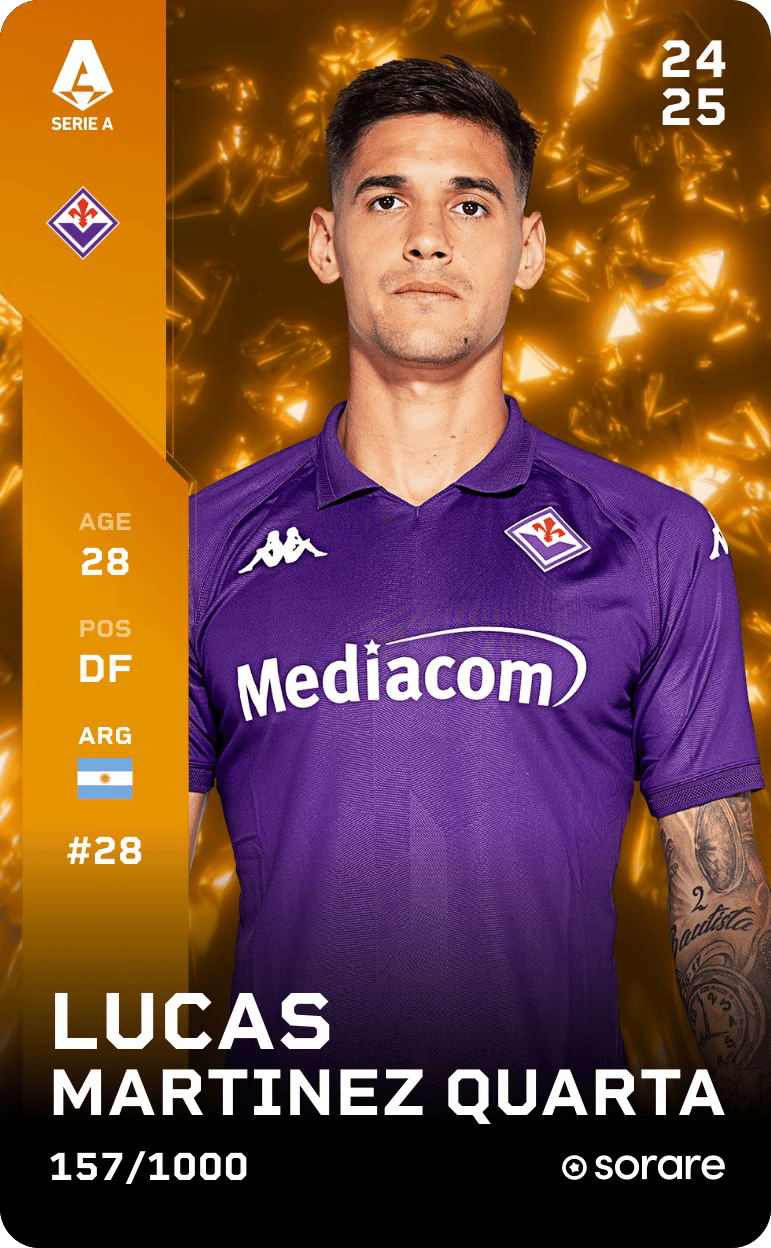 Lucas Martinez Quarta 2024-25 • Limited 157/1000
