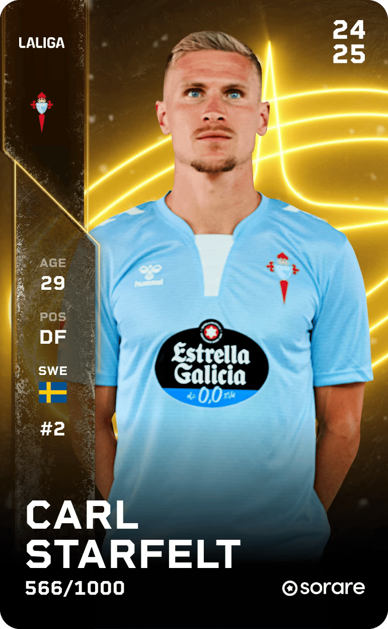 Carl Starfelt 2024-25 • Limited 566/1000