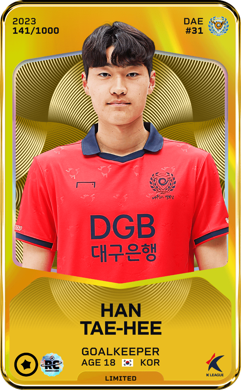 Han Tae-Hee 2023-24 • Limited 141/1000