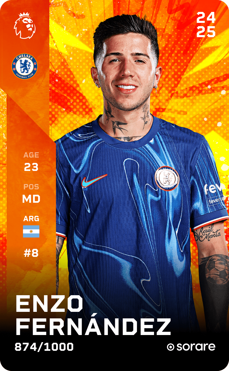 Enzo Fernández 2024-25 • Limited 874/1000